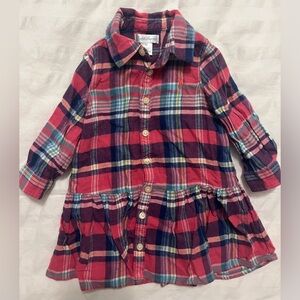 Ralph Lauren Multicolor Plaid Baby Dress